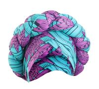 Exaggerated Braided Headwrap Ethnic Printed Twisted Head Scarf African Hairband For Women Wedding Party Head Accessories