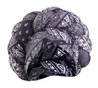 Exaggerated Braided Headwrap Ethnic Printed Twisted Head Scarf African Hairband For Women Wedding Party Head Accessories