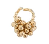 Exaggerated Large Petals Flower Finger Rings Fashion Accessory for Women Grunge Jewelry Statement Pieces Styles Adjustable Finger Rings