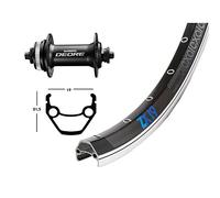 Exal Unisex - Adult Deore6000 Disc, Black/Silver, 26 x 1.75