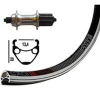 Exal Unisex - Adult Tiagra Disc, Black/Grey, 13