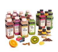 EXALT 3-Day Juice Cleanse - Premium Full Body Detox Cleanse Weight Loss | Caffeine-Free Detox Drinks for Body Cleanse & Gut Health | Whey, Vegan & Collagen Blend for Energy - 120g Protein Per Day