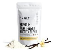 EXALT Nutrition - Vegan Protein Powder - Madagascan Vanilla - 1kg - Plant Based Pea & Brown Rice Protein - Dual Release Blend - Naturally Sweetened - Free from Soy, Gluten & Dairy - 1kg