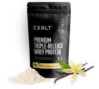 EXALT Nutrition - Whey Protein Powder - Madagascan Vanilla - 500g - Premium Grass Fed Whey - Micellar Casein & Free Range Egg White - 7hr Triple-Release Blend - Naturally Sweetened with Dates