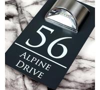 Exalted LED A4 Solar Floating House Sign (Black)