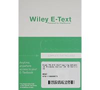 Exam 70-412 Configuring Advanced Windows Server 2012 Services Wiley E-Text Card with MOAC Labs Online Set (Microsoft Official Academic Course Series)