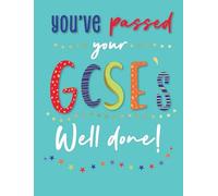 Exam Congratulations Card, Congratulations on Passing Your GCSE - 8 x 6 inches - Piccadilly Greetings
