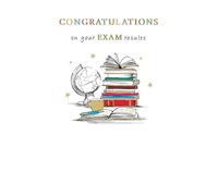 Exam Congratulations Card, Congratulations on Your Exam Results - 8 x 6 inches - Regal Publishing