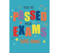 Exam Congratulations Card, You've Passed Your Exams - 8 x 6 inches - Piccadilly Greetings