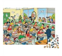 Exam Hall Anarchy Wooden Jigsaw Puzzle Waterproof 1000 Piece Puzzles for Adults Gifts Fun Challenging Games