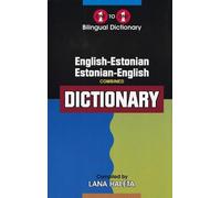 Exam Suitable : English-Estonian & Estonian-English One-to-One Dictionary