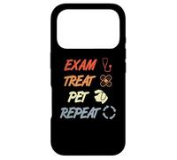 Exam Treat Pet Repeat Veterinary Doctor Vet Nurse Case for iPhone 17 Pro