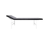 Examination Chair Steel Tube Headboard Adjustable Dark Blue