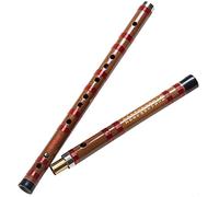 Examination Level Flute Professional Flute G/F/E/D/C Tune Bamboo Flute Beginner Playing Flute Chinese Musical Dizi Clarinet(Color:E)
