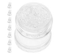 EXAOMBLE 1 Box Locking Secure Earring Backs for Studs Plastic Replacement Earring Backs Safe to The Skin Simple Style for DIY Jewelry Making