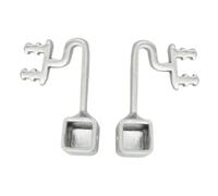 EXAOMBLE 1 Pair Eyeglass Nose Support Arm Metal Insertable Nose Pad Brackets for Glasses Sunglasses Non Slip Design Compatible with Various Frames Comfortable Fit Eyewear Accessory