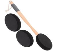 EXAOMBLE 1 Set Long Handle Back Lotion Applicator Exfoliating Bath Brush with Replaceable Heads Portable Body Scrubber for Shower for Applying to Your Back