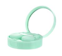 EXAOMBLE 1 Set Rainbow Design Lens Case Eye Care Holders Containers Durable Portable Leak Lens Organizer for Home Travel Stylish