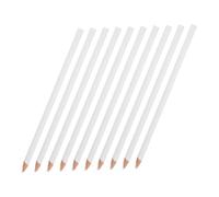 EXAOMBLE 10 Pcs White Fabric Marking Pencils Water Soluble Grease Pencils for Glass Ceramics Sewing Washable Drawing Tool for DIY Crafts Quilting and Tailoring Projects