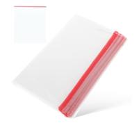 EXAOMBLE 100 Pcs Clear Self Sealing Bopp Bags Transparent Clothing Packaging Bags for Small Business Easy to Use High Transparency Durable Material for Shirts and