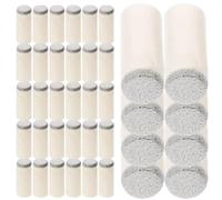 EXAOMBLE 100Pcs Leather Billiard Tips Wear Resistant Pool Cue Tips for Fast Repairs Portable Essential Billiard Supplies for Pool and Snooker Games