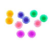 EXAOMBLE 10pcs Cat Spiky Ball Cat Ball Plastic Soft Protect Furniture Stimulate Curiosity Random Color