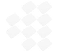 EXAOMBLE 10pcs Clip on Storage Labels for Basket and Box, Plastic Dry Erase Label Clips with Easy Identification and No Tools Needed, for Linen and Pantry Organization
