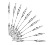 EXAOMBLE 10pcs Double Head Metal Alligator Clips Clip Holders for Wedding Photo Displays Scrapbooking School DIY Projects with Standing and Hanging Options