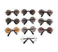 EXAOMBLE 10Pcs Funny Pet Sunglasses for Dogs and Cats Comfortable Eyewear for Cute Photo Props for Role Playing and Halloween Costumes for Kittens and Puppies