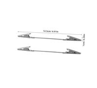 EXAOMBLE 10pcs Metal Double Ended Alligator Clips Note Holders for DIY Crafts Wedding Photo Displays Scrapbooking and Creative Artwork Projects