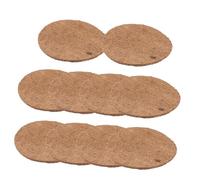 EXAOMBLE 10Pcs Natural Palm Pigeon Egg Mats Comfortable Breathable Nesting Pads for Birds for Pet Nest Decoration Easy to Clean Pigeon Breeding Supplies