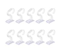 EXAOMBLE 10pcs Plastic Watch Display Stand C Ring with Distinctive Style and Innovative Design Abs Material for Protecting and Displaying Watches on Counter
