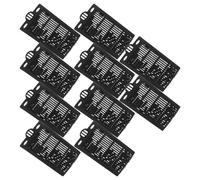 EXAOMBLE 10pcs Replacement Aquarium Filter Plates for Turtle Tank and Reptile Habitat, Plastic Material with Easy and Quick Replacement, Prolongs Filtration System Life for Home and Office
