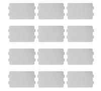 EXAOMBLE 12 Sheets Microwave Oven Mica Sheets High Temperature Resistant Insulation Plates for Household and Hotel Microwave Oven Replacement Accessories