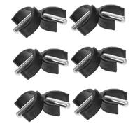 EXAOMBLE 12pcs C-Clip for Walking Canes and Trekking Poles Secure Replacement Parts for Mobility and Walking Sticks Lightweight Design for Enhanced Stability and Confidence