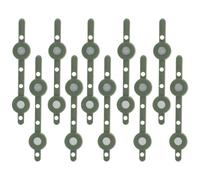 EXAOMBLE 15 Pairs Magnetic Boutonniere Maker with Small Flower Holder and Floral Corsage Magnets, Abs Material, Fine Workmanship, Green Colour, Sturdy and Not Easy to Wear, for DIY Time