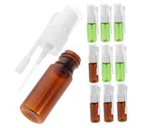 EXAOMBLE 15ml Nose Spray Bottles Set of 10 Reusable Nasal Sprayer Containers Travel-Friendly Pump Dispenser for Liquid and Spray Use