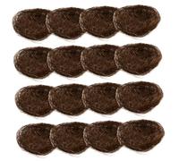 EXAOMBLE 16Pcs Simulated Bird Nest Tray Decor Artificial Nest for Crafts Mini Garden and Home Decoration