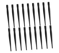 EXAOMBLE 18pcs Black Plastic Calligraphy Pen Holders Lightweight Dip Pen Rods for Comic Artists and Calligraphy Enthusiasts Easy Replacement for Precise Fine and Bold Line Drawing