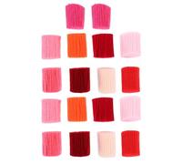 EXAOMBLE 18pcs Pre-Cut Acrylic Fibers Yarn Bundle for Latch Hook Crafts and Crochet Rug, Colourful DIY Knitting Yarn, Not Easy to Shed Hair, for Embroidery Carpet Projects