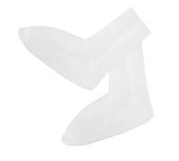 EXAOMBLE 1pair Silicone Moisturizing Socks for Cracked Heels Gel Heel Socks for Dry Feet High Elastic Non- Design for Spa and Overnight Foot Care