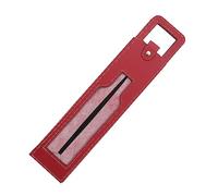 EXAOMBLE 1Pc Durable Leather Wine Bottle Carrier Pouch Elegant Red Wine Storage Bag for Parties Housewarming Giving for Transporting and Protecting Wine Bottles