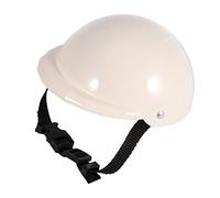 EXAOMBLE 1pc Pet Safety Helmet for Dogs White Padded Design for Sun Rain Protection Durable Pet Supplies for Happy Growth for Outdoor Adventures