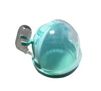EXAOMBLE 1pc Portable Hamster House Handle Transparent Small Animal Carrier for Outdoor Use Thicken Plastic Cage Ventilation Mixed Color for Hamsters Chinchillas and Small Pets
