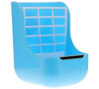 EXAOMBLE 1Pc Rabbit Food Feeder Rack Plastic Cage Bowl for Grass for Guinea Pigs Rabbits Chinchillas Convenient Flat Design for Easy Feeding Versatile Indoor Outdoor Use