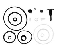 EXAOMBLE 1set Vertical Jack Seal Ring Repair Kit Complete Hydraulic Jack Service with Oil Seal Pump Core Steel Ball Plastic Metal Rubber Components Maintenance and Replacement
