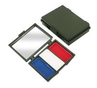 EXAOMBLE 2 Boxes Patriotic Face Paint for Football Games with 3 Colours, Sweatproof and Washable Plastic Body Paints for Sports Events and Painting Party Favors