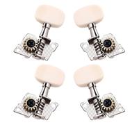 EXAOMBLE 2 Pair Ukulele Tuning Pegs Machine Heads Flat Square Long Shaft, Acoustic and Classical Guitar String Tuners Replacement Accessories for Beginners