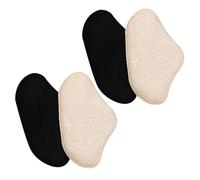 EXAOMBLE 2 Pairs Self-Adhesive Heel Cushion Inserts Soft Sponge Heel Supplies Practical for Leather Shoes and Single Shoes