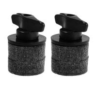 EXAOMBLE 2 Set Cymbal Plastic Bracket Felt Washer Wing Nut Lightweight Water-resistant Drum Cymbal Stand Accessories for Live Performances and Transportation